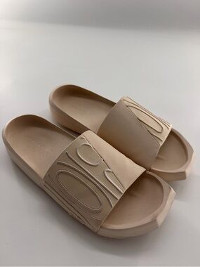 Jordan Nola Slides Women’s Cream Color Shoes Sandals Khaki Size 10